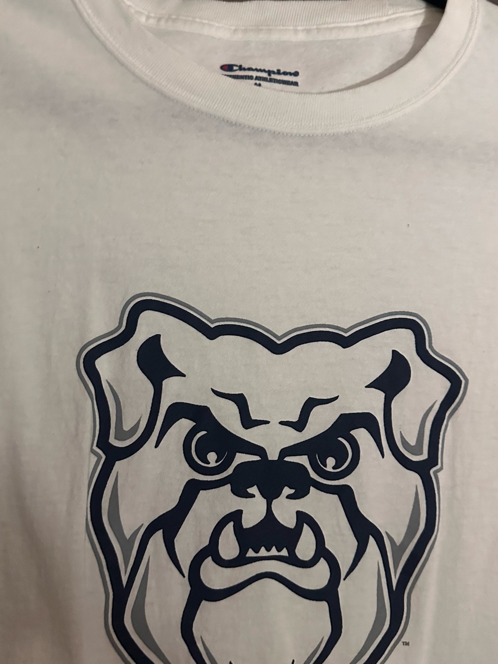 ButlChampion White Bulldog Graphic Pet T-Shirt